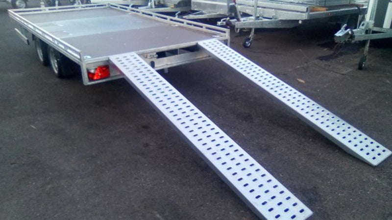 Plataforma fija + rampas Boro ATLAS 6m x 2m 3500KG 3 ejes