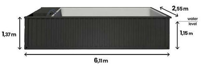 Contenedor piscina premium