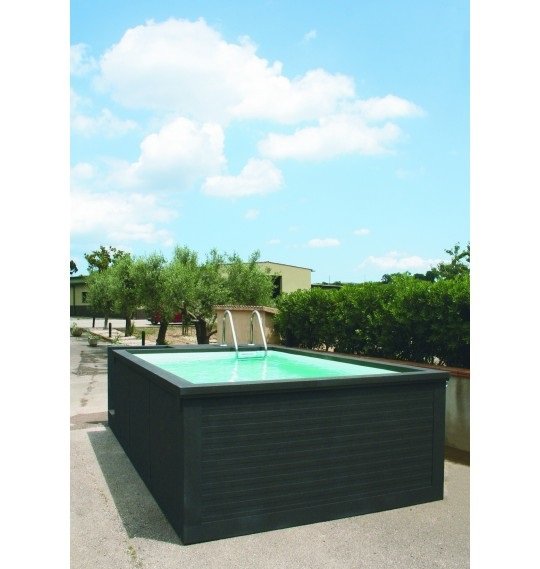 Mini contenedor de piscina móvil 5m25x2m55x1m26