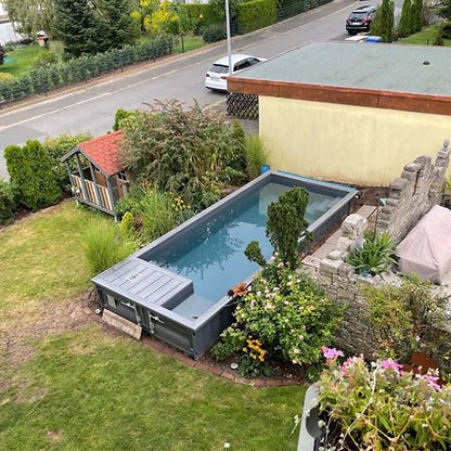 Piscina contenedor 6,2 mx 2,5 m jet swim, sport&spa