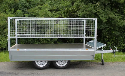 Remolque basculante de doble eje lider 39560 dimensiones útiles: 253 x 147 x 30 cm